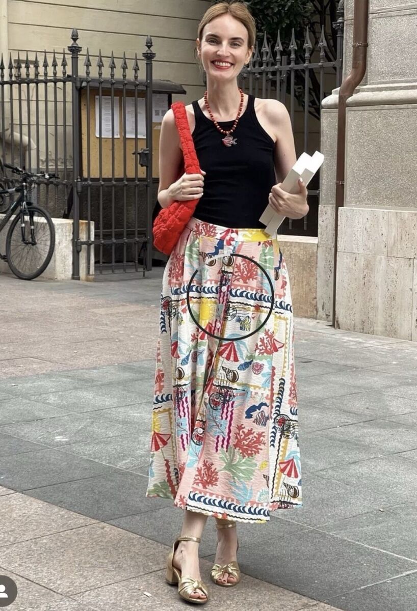 ZARA NWT WOMAN SS24 PATCHWORK PRINTED CAPE SKIRT MULTICOLORED | 3594/302 ZARA NWT WOMAN SS24 PATCHWORK PRINTED CAPE SKIRT MULTICOLORED | 3594/302
