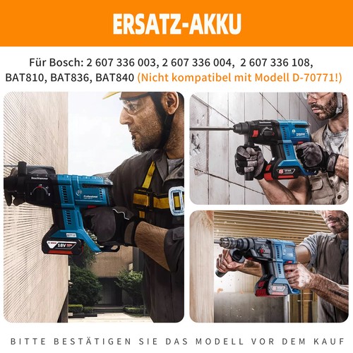 Für Bosch 36V BAT810 BAT818 BAT836 BAT837 BAT840 38636-01 5000mAh Li-Ion Akku - Bild 3 von 15