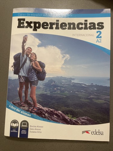Spanish Language Learning Textbook Practice Experiencias Internacional Set of 2 - Picture 2 of 5