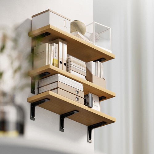 15-35CM Heavy Duty Stainless Steel L Shaped Wall Mounted Shelf Brackets Support - Picture 7 of 39