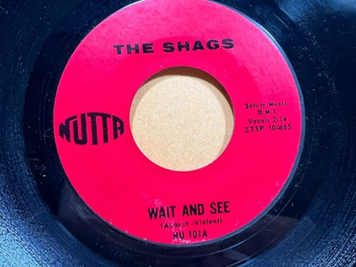 #ad The Shags Wait And See It Hurts Me Bad 45 1965 Nutta NU 101 Garage Rock $25.19