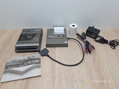 Sharp Drucker CE-126P + Anleitung und Data Recorder RD-720 / RAR *funktioniert*