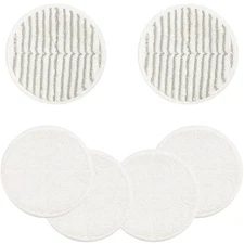 2124 Replacement Pads for Bisell Spinwave Spin Mop,2 Scrubby Pads + 4 Soft Pads