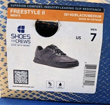 New In Box Shoes for Crews Freestyle II Men's Size 7 Slip Resistant Work Shoes