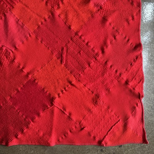 Crispina französische Designs Handarbeit gekochte Wolle Patchwork Überwurf Decke - 5’x5’ - Bild 10 von 15