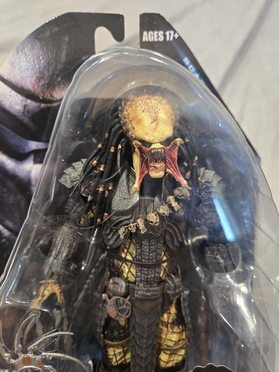 【新品】NECA AVP Scar Predator フィギュア Alien vs. Predator Scar Predator Action Figure (Unmasked