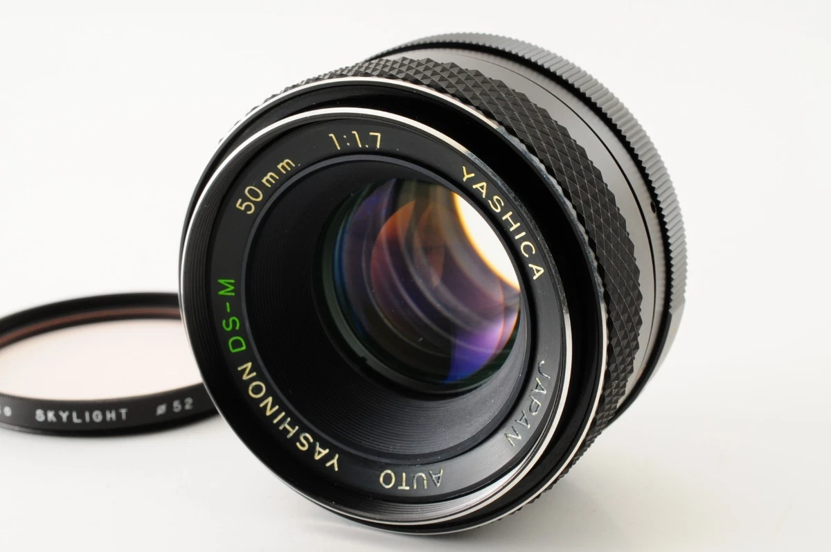 Yashica Camera Lenses 50mm Focal f/1.7 Maximum Aperture for sale