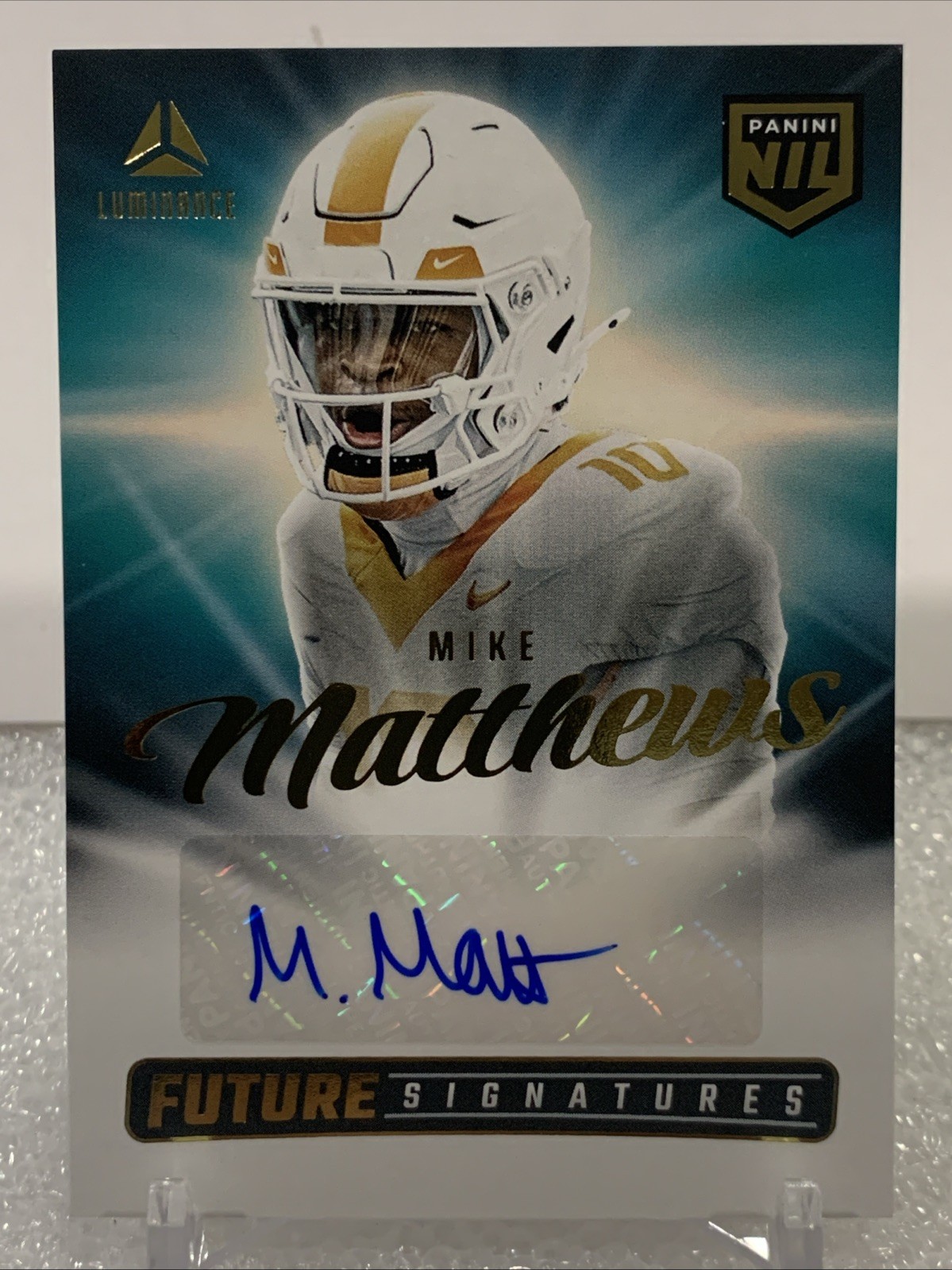 2025 Panini Luminance - Future Signatures NIL AUTO - Mike Matthews