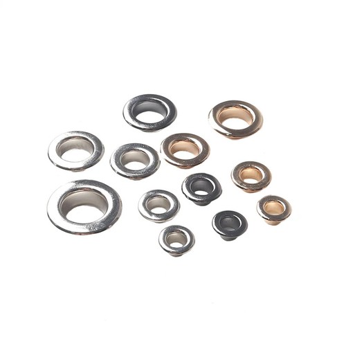 100set Flat Type Brass Eyelet with Grommet for Scrapbooking Cap Leathercraft Bag - Picture 4 of 18