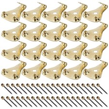 20 Pack 50 Lbs Picture Frame Hangers Hooks with Nails, Heavy Duty Plaster2971