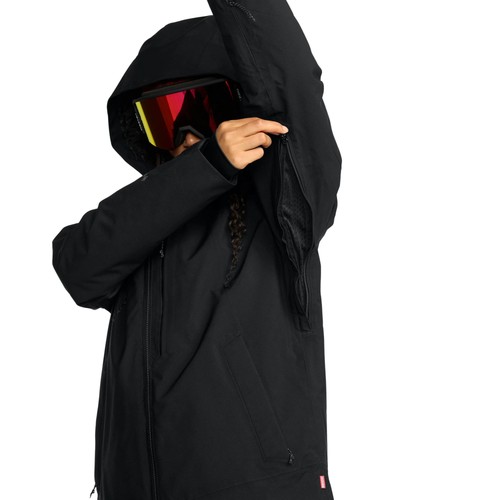 Volcom 3D Stretch Gore Women's Winter Jacket, Black, Large - Picture 4 of 5