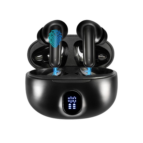 Bluetooth 5.3 Kopfhörer In-Ear Kabellos Ohrhörer Touch Control Wireless Headset - Bild 15 von 17