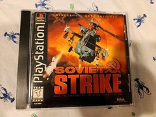 Soviet Strike Sony PlayStation 1 PS1 1996 Complete with Manual 