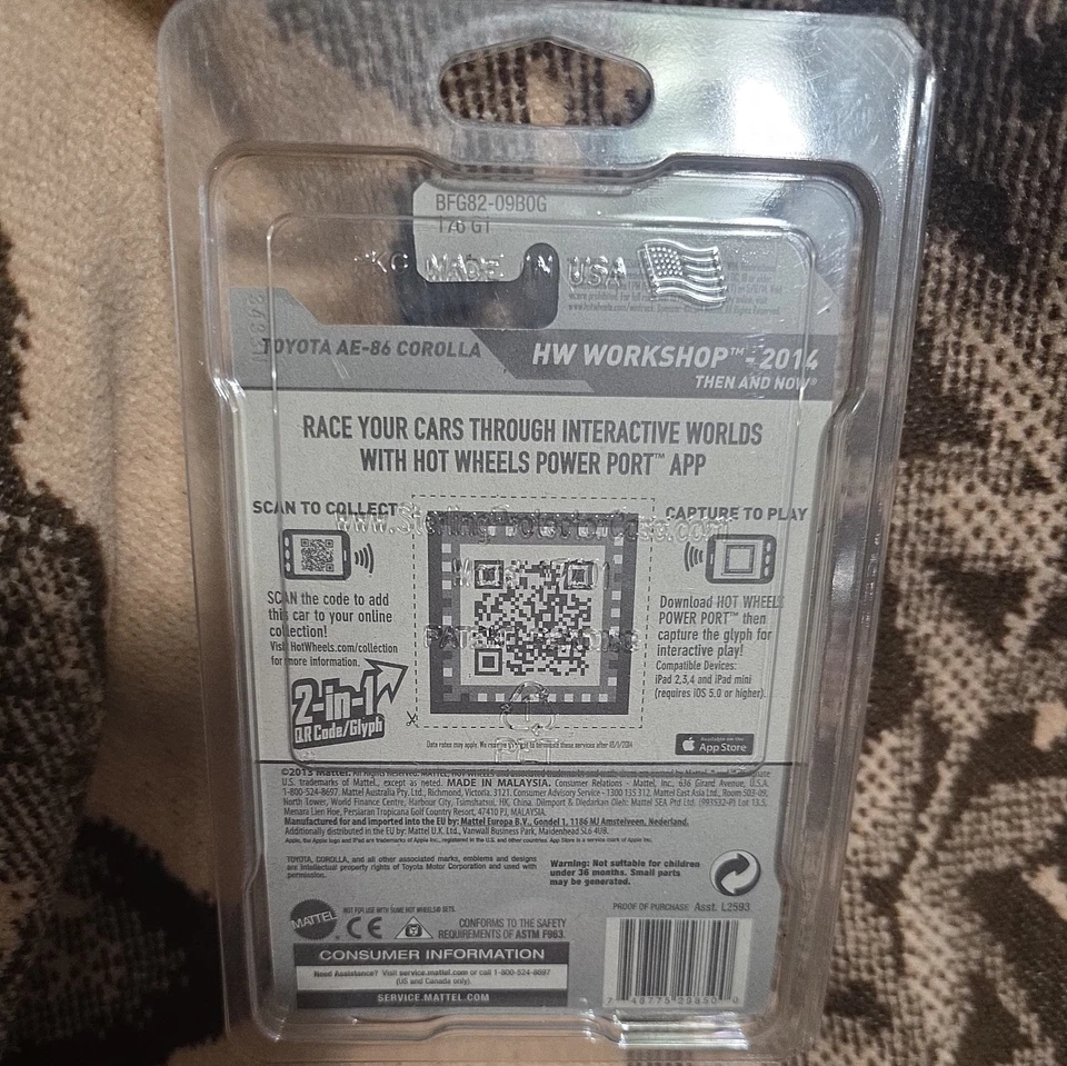 Hot Wheels 2014 Walmart Exclusive Zamac #6 86 Toyota Corolla AE-86 HW Workshop - Imagem 4 de 4