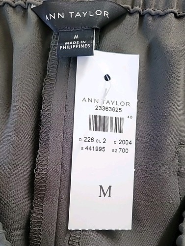 Ann Taylor Jogger Dress Pants Women's Size Medium in Green NWT - Picture 9 of 11