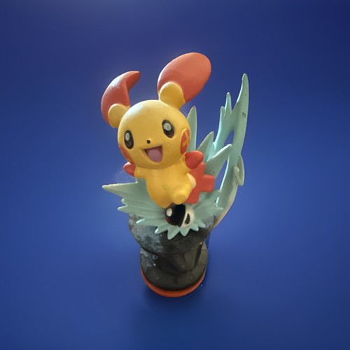 Lot Nintendo Kaiyodo Pokemon Monster Cute Plusle And Minmun Chess Pieces Rare! - Picture 4 of 4