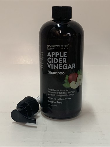 MAJESTIC PURE Shampoo all'aceto di sidro di mele, set balsamo al cocco avocado 16 oz - Foto 3 di 10