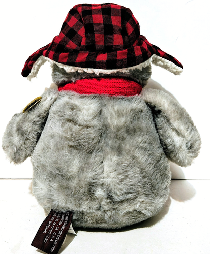Bearington Collection - Cappy - 9.5" Penguin Plush - Plaid  Hat/Red Scarf - Tag - Picture 3 of 8