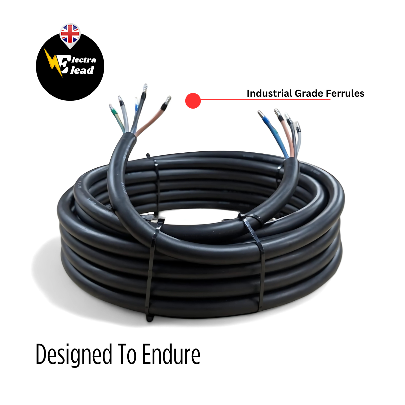 Phase Extender Kit 16A 32A 3 Phase Extension Lead 5 Pin 415V HO7RN-F IP67 4–6mm² ...
