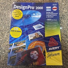 Avery 5121 DesignPro Deluxe 2000. CD ROM Labels,Cards,Dividers More
