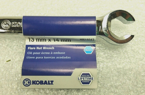 2x Kobalt 13 mm x 14 mm Flare Nut Wrench - Lot of 2 New Model 87078 - Picture 4 of 5