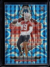 2024 Mosaic Isaac Guerendo RC Reactive Blue Prizm Rookie #388 49ers