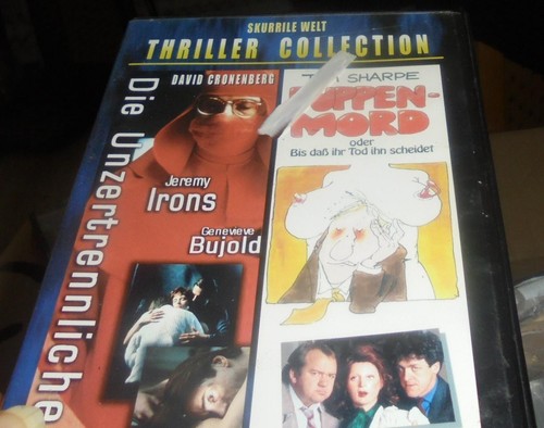 2er DVD/Filme-Box:THRILLER"Puppenmord"+"Die Unvertrennlichen"J.Irons,G.Bujold..