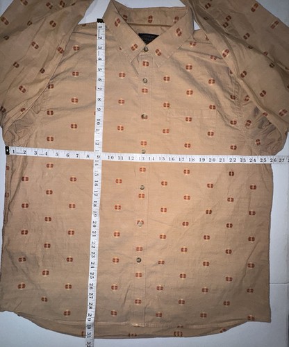 Pendleton Button Up Shirt Men’s 2XL Southwestern Aztec Pattern Tan Long Sleeve - Picture 6 of 9