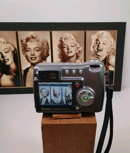 Kodak EasyShare DX7440 4.0MP Digital Camera Silver Charger 2 Batteries WORKS  - Picture 5 of 18