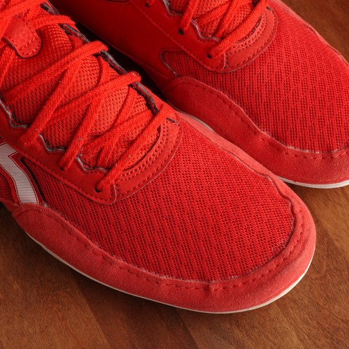 Asics Ringerschuhe Herren Gr. 12 Rot Blau Matflex 6 Sneaker Boxen MMA Sport - Bild 4 von 14