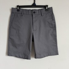 Banana Republic Men s Gray Stretch Chino Shorts Size 30 Stretch Waistband NWT