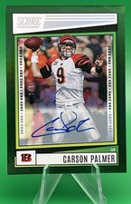 2022 Panini Score CARSON PALMER Auto #6/6 Green END ZONE - Bookend Bengals (PWE)