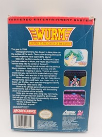 Wurm: Journey to the Center of the Earth (Nintendo, 1991)  NES CIB COMPLETE