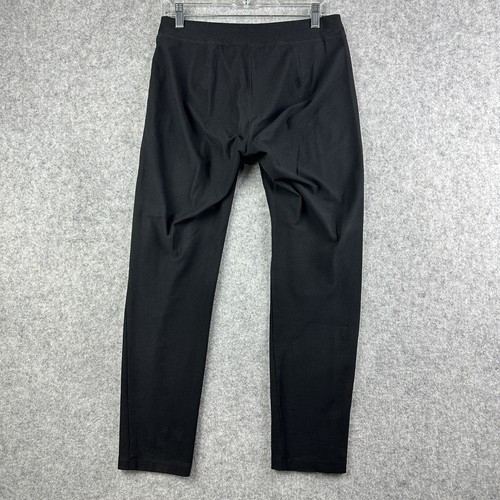 Pantalones Eileen Fisher para mujer XS negros viscosa tejidos pierna ajustada elásticos* - Imagen 4 de 15