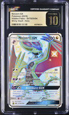 2019 POKEMON SUN & MOON HIDDEN FATES #SV78 FULL ART/NOIVERN GX CGC 10 PRISTINE