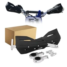  Dirt Bike Handguards,Universal 7/8" 22mm and 1 1/8" 28mm Handlebar black