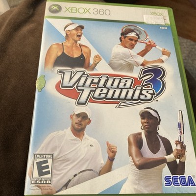 VIRTUA TENNIS 3 (Xbox 360) Complete in Box. Sports Sega Microsoft 