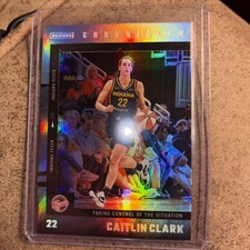 2025 Panini Caitlin Clark Chronicled - Silver Foil #53 Taking Control SP