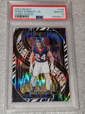 2024 Panini Select - Premier Level Derek Stingley Jr. #149 Zebra Case Hit PSA 10