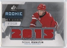 2015-16 SP Game-Used 2015 Rookie Phenom Relics 72/125 Noah Hanifin #RP-NH n1u