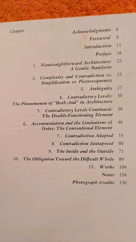 Robert Venturi, COMPLEXITY & CONTRADICTION IN ARCHITECTURE, 2nd Print, PB, 1968 - Picture 5 of 8