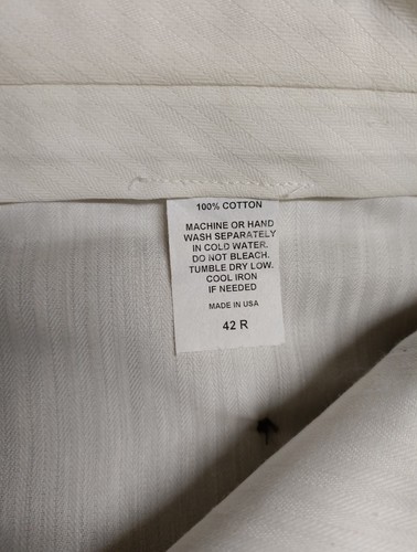 J. Press Cotton Wale Corduroy Flat Front Pants Mens 40 Khaki Brown USA Made EUC - Picture 6 of 13