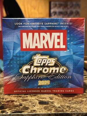 2025 Topps Chrome Sapphire Marvel Complete Your Base Set