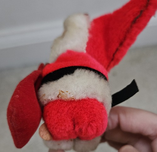 Vintage Weihnachtsmann Pinch Hugger/Clip On Plüsch Weihnachtsschmuck Korea - Bild 5 von 12