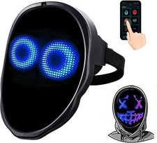 Funle Led Mask Face Transforming, App-controlled Light Up Mask With Gesture