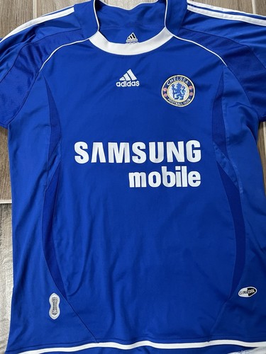 Camiseta Adidas Chelsea Premier League #13 Michael Ballack Azul Talla Grande - Imagen 3 de 5
