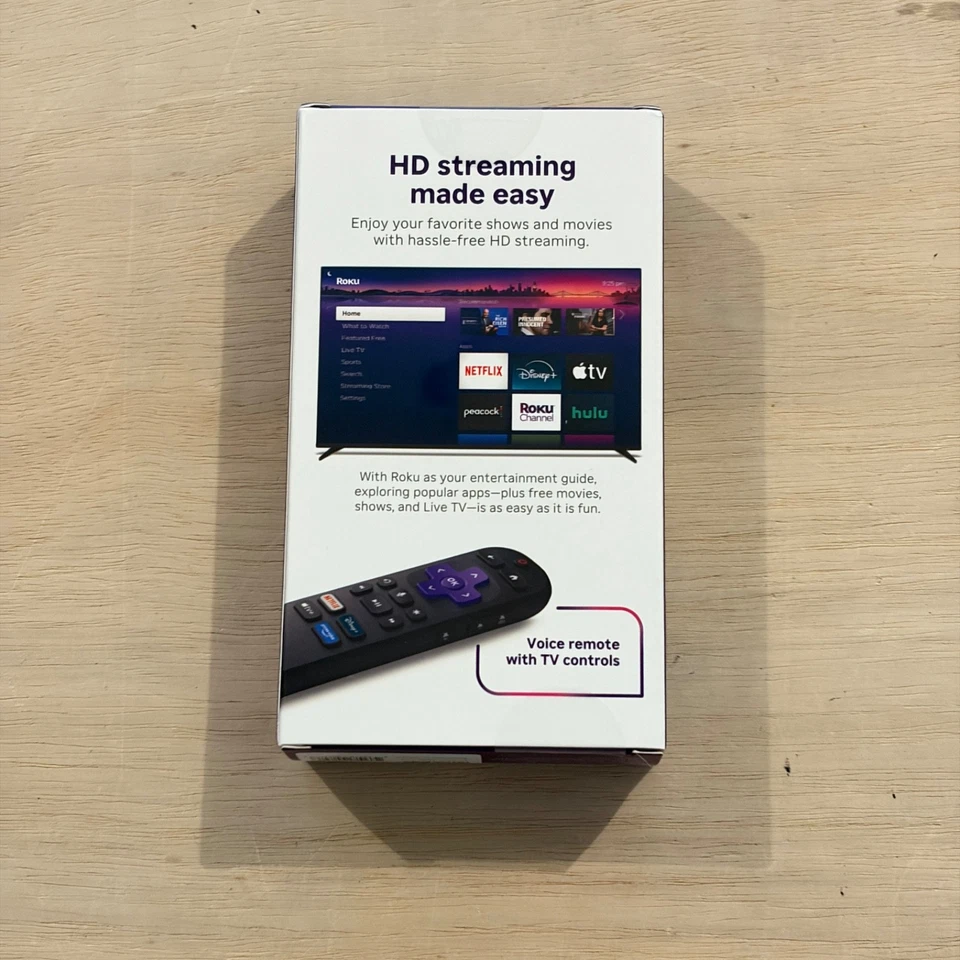 Roku Streaming Stick HD Media Player with Voice Remote - 2025 Model - New Sealed - Image 3 of 4