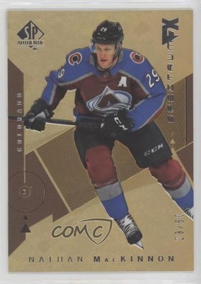 2018 SP Authentic Spectrum FX Veterans Bounty Gold 23/50 Nathan MacKinnon 00d2