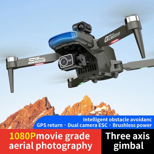 S19 Pro Drone GPS 3-axis Gimbal 4K Dual Camera Smart Follow Quadcopter 3 Battery - Bild 5 von 20