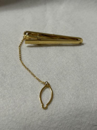 ALFRED DUNHILL Jewellery Moden Cufflink and Tie Clip set DD Logo w/box Used - Picture 12 of 24
